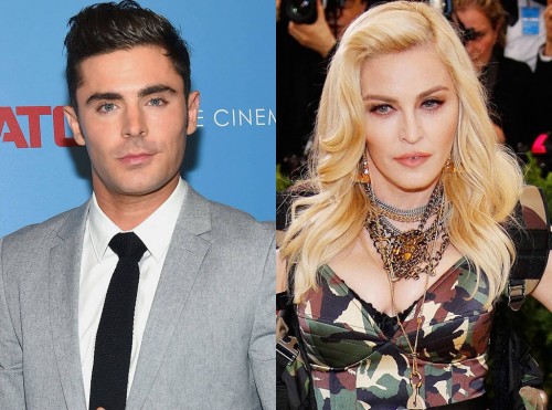 Zac Efron Jokes About Flirting With Madonna